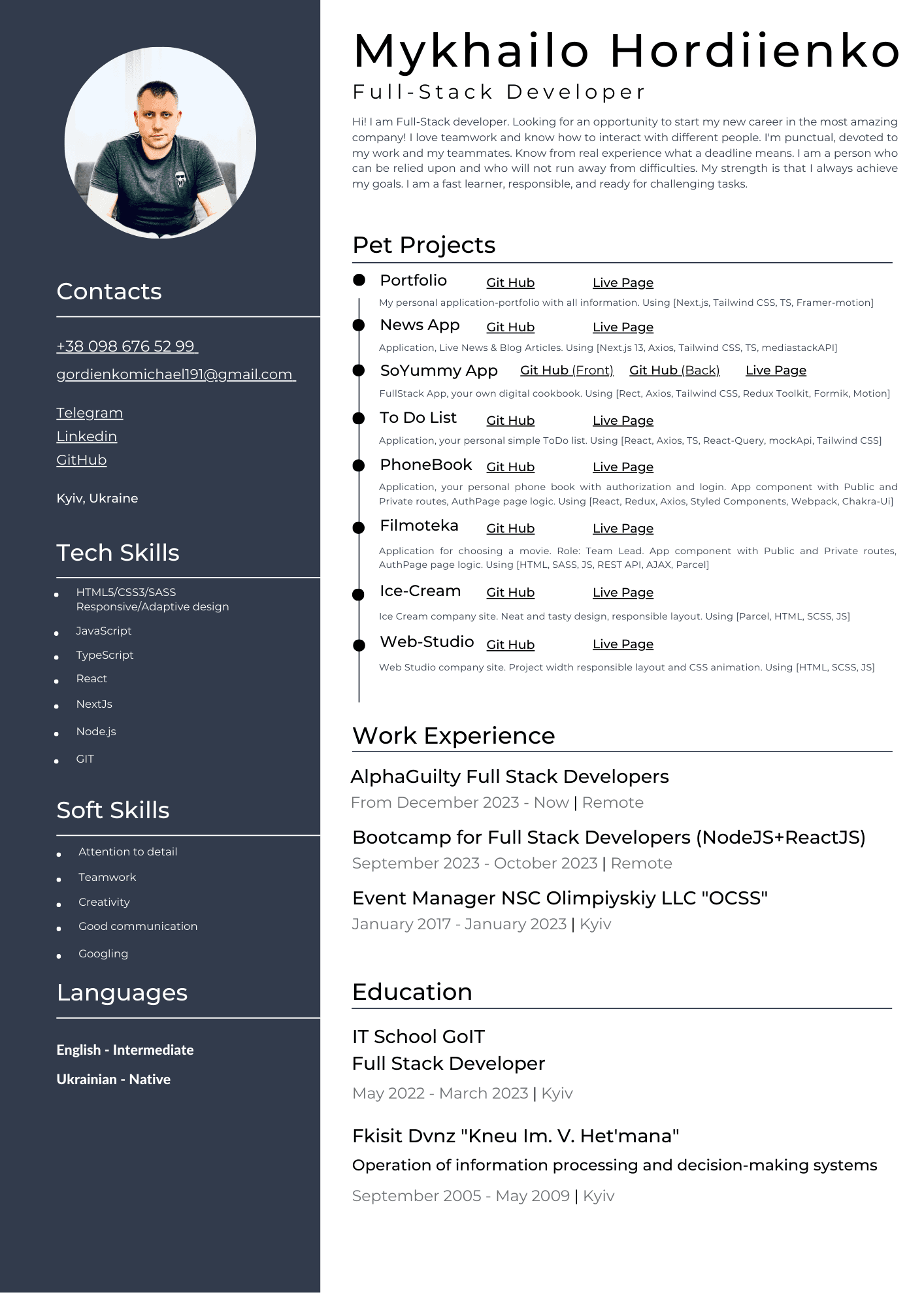 CV